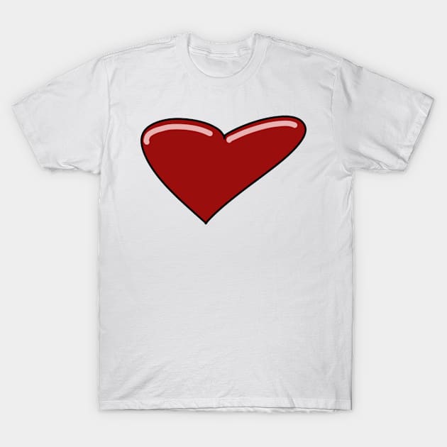 Heart T-Shirt by ceolsonart